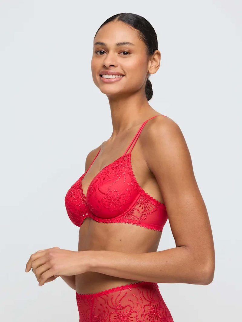 Marie Jo-Push Up-Rintaliivi-Jane-True Red-Kuva sivusta.