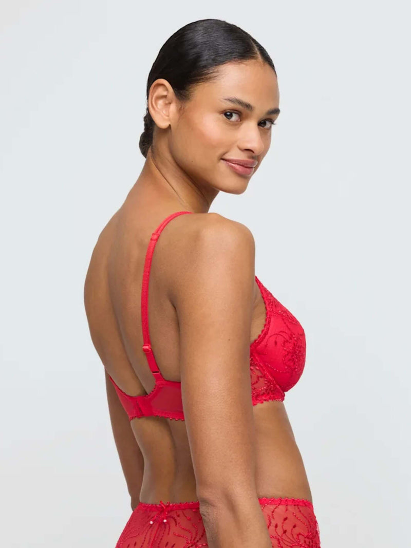 Marie Jo-Push Up-Rintaliivi-Jane-True Red-Kuva takaa.