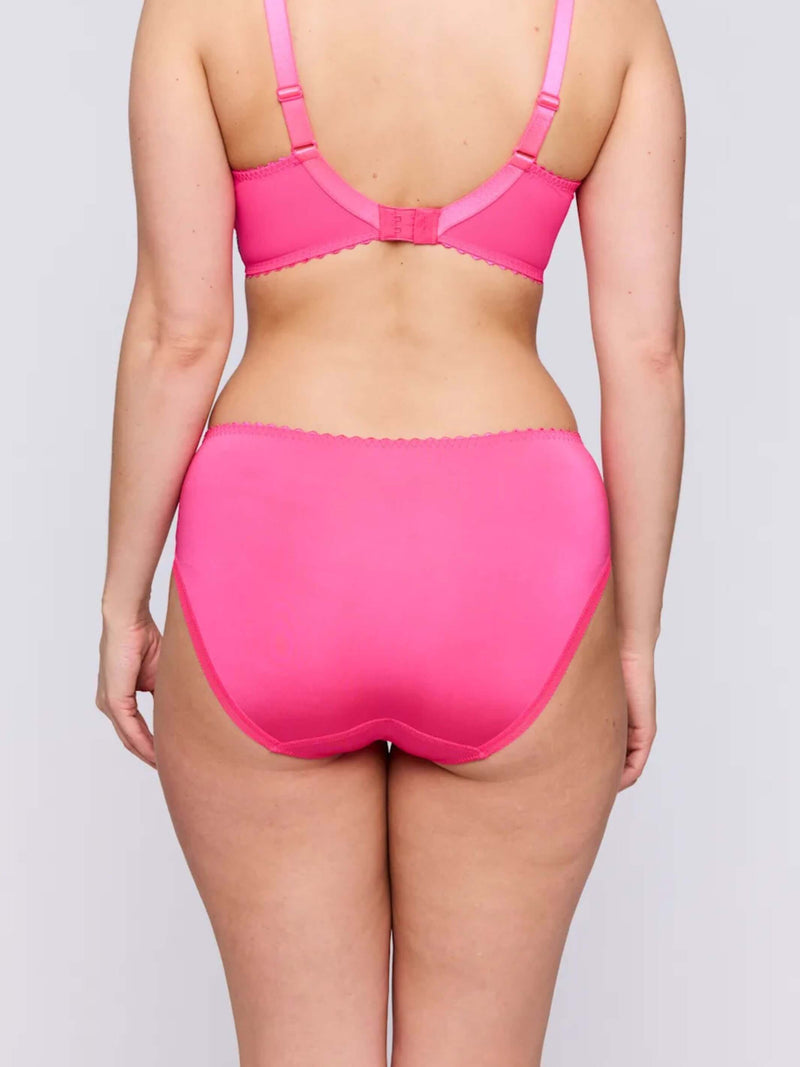Prima Donna-Cala Luna-Korkeavyötärö-Alushousu-Blogger Pink-kuva takaa.

