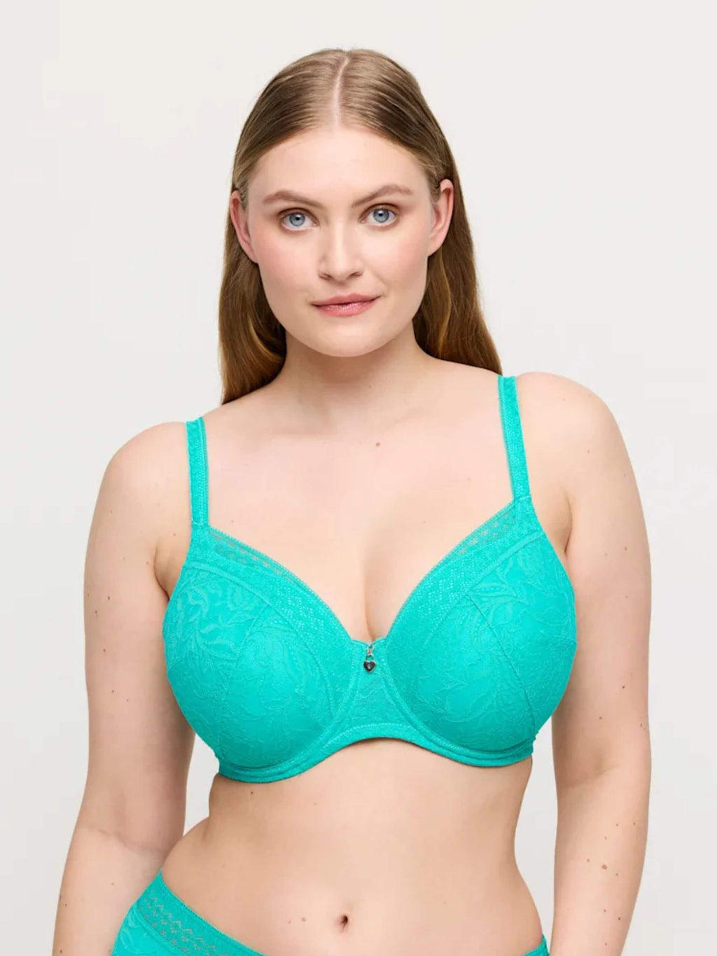 Prima Donna Twist-Palermo-Täyskuppinen-Rintaliivi-Sunny Teal-kuva etupuolelta.