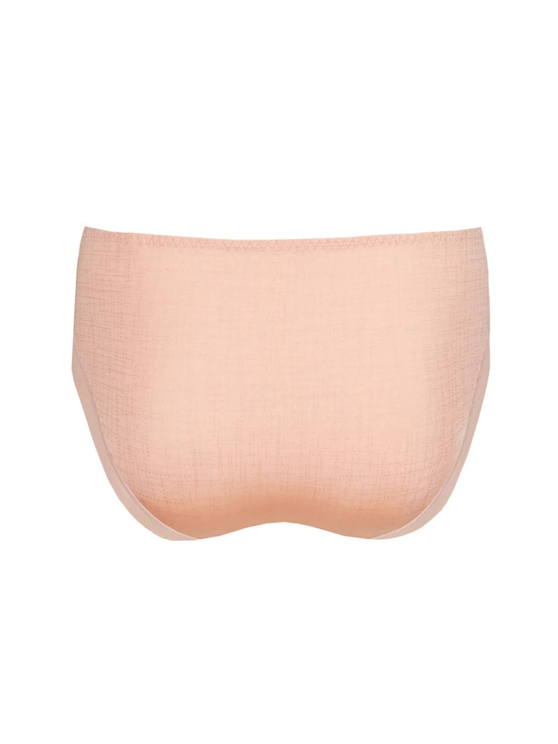 Prima Donna Twist-Vennera-Korkeavyötärö-Alushousu-Dusty Pink-tuotekuva takaa.