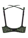 Marlies Dekkers-Rhapsody-balconette rintaliivi-black-green-leopard-tuotekuva takaa.