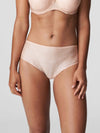 Prima Donna Twist Avellino korkeavyötäröinen alushousu, väri pearly pink, edestäpäin.