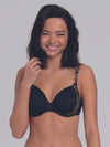 Rosa Faia, Colette, täyskuppinen rintaliivi, musta, kuva mallin päällä.